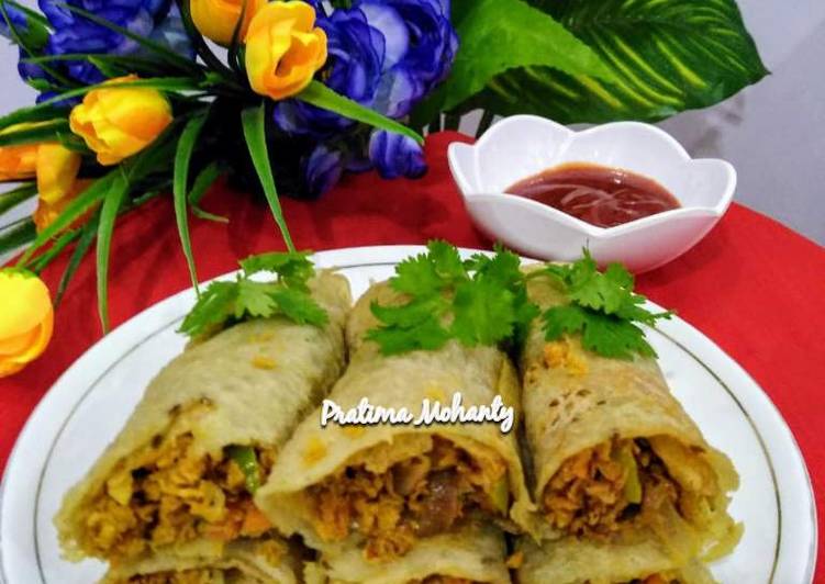 Semolina Soya Chunks Wrap