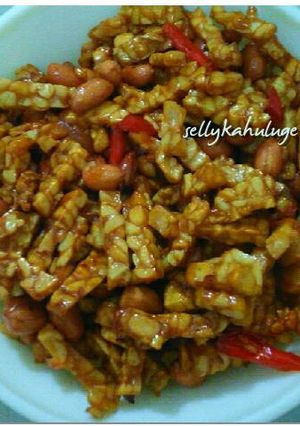 Foto resep Kering Tempe Kacang Simple