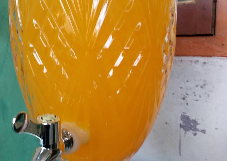 Cara Gampang Menyiapkan Orange squash Anti Gagal