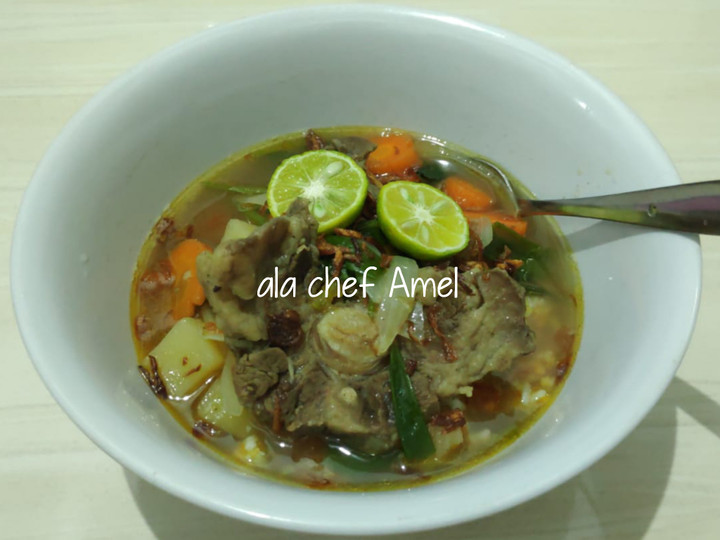 Resep Sop buntut ala chef Amel, Menggugah Selera