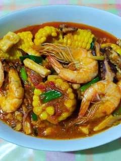 Foto resep Udang cumi/ sotong saus padang