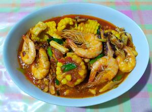 Foto resep Udang cumi/ sotong saus padang