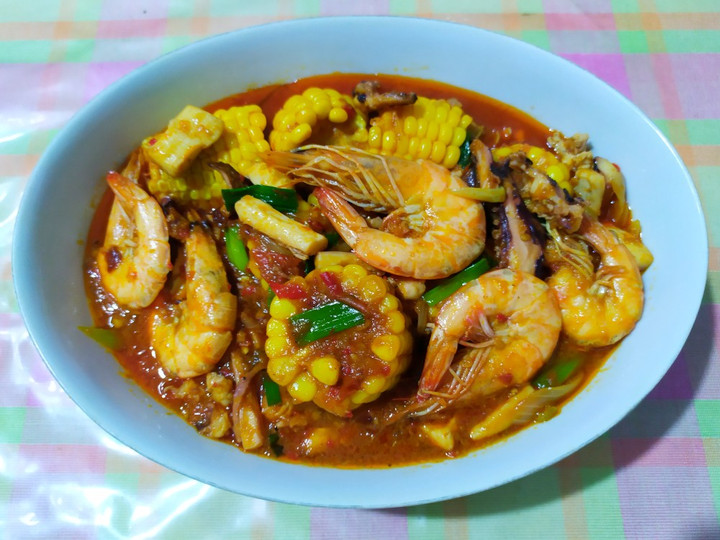 Resep Udang cumi/ sotong saus padang, Enak Banget