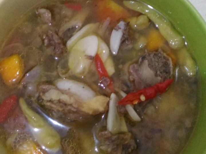 Langkah Mudah untuk Menyiapkan Resep Asem asem balungan #FestifalResepAsia#Indonesia#Daging Sapi yang Sempurna