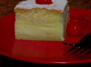 Una foto de Pastel 3 en 1 mejor conocido como pastel inteligente o mágico