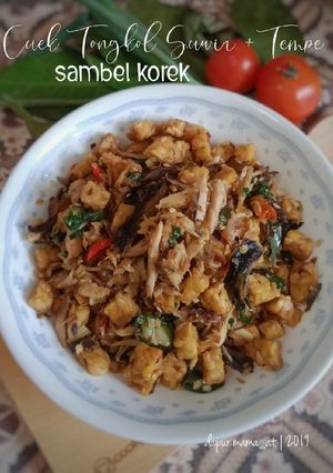 Foto resep Cuek Tongkol Suwir + Tempe Sambel Korek Ala Yunita