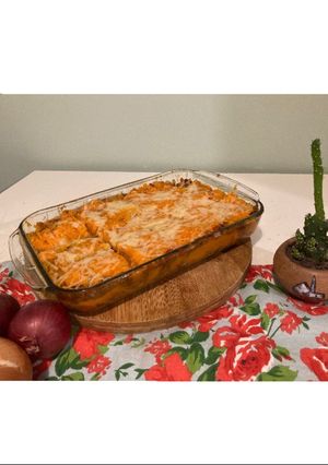 Una foto de Pastel de calabaza vegetariano 🌱