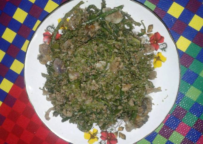 Resep Anyang Pakis Kerang yang Enak