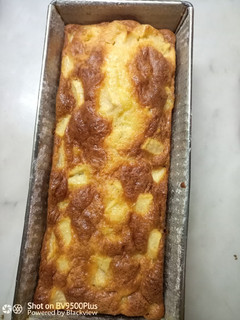Una foto de Budín de manzana sin tacc