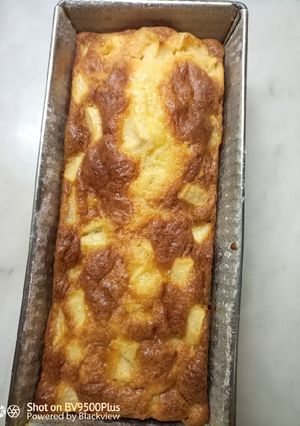 Una foto de Budín de manzana sin tacc