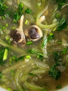 Hình của món Canh bí nấu ngán.