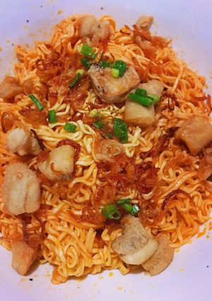 Hình của món Mỳ trộn muối ớt.