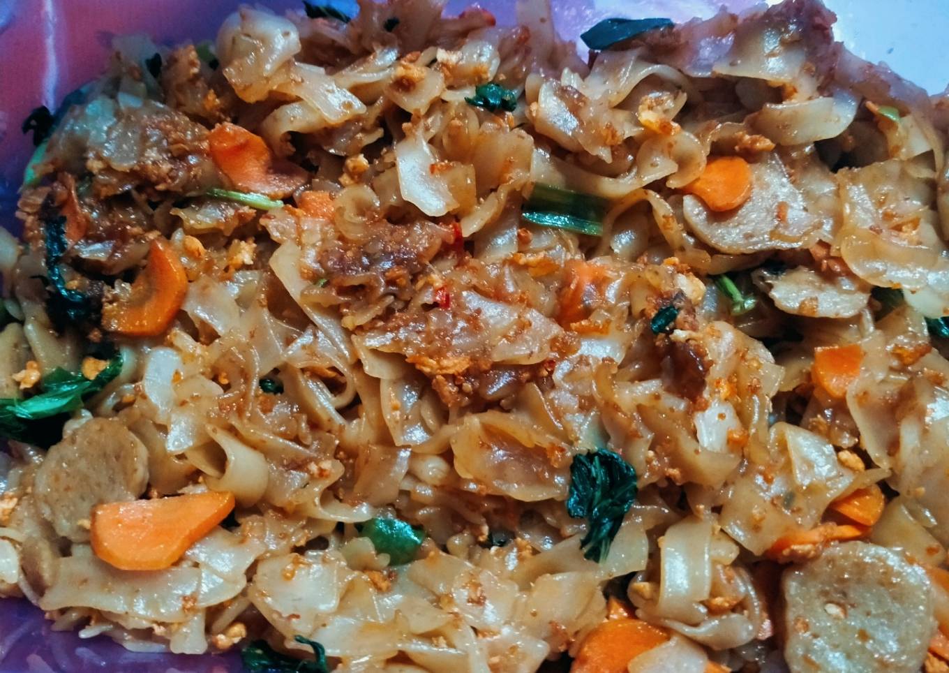 Kwetiaw Goreng Pedas Homemade