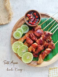 Foto resep Sate ayam bumbu kecap