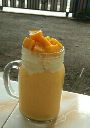 Foto resep Mango thai sederhana (jus mangga kekinian) 😋😋