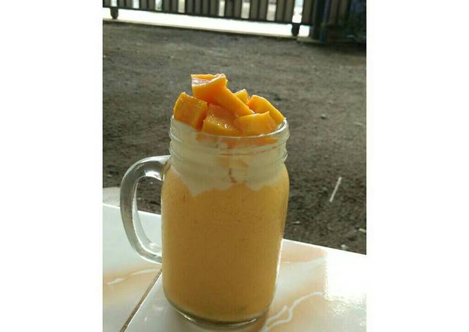 Mango thai sederhana (jus mangga kekinian) 😋😋 foto resep utama