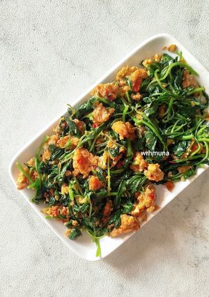 Foto resep Tumis Bayam Tempe