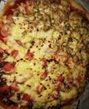 Pizza de dos maneras