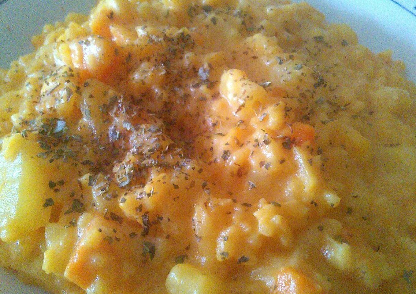 Risotto de Calabaza y Papa