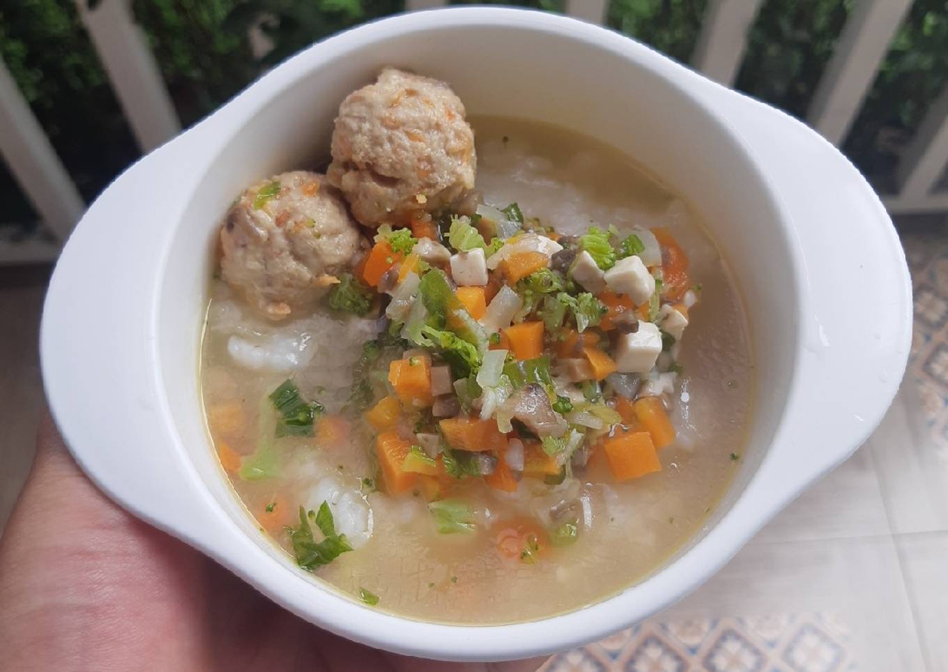 Sop Sayur Bakso Ayam+Udang MPASI 8+