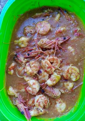 Foto resep 5.Udang Saus Padang