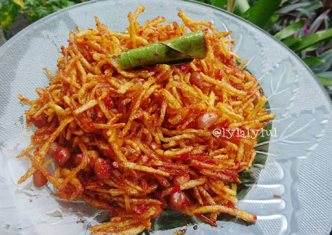 Standar Cara  memasak Kering Kentang Kacang / Kentang Mustofa sajian Lebaran yang nikmat