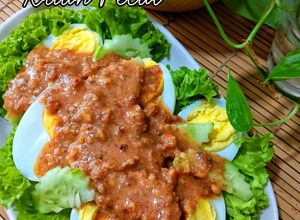 Gambar Salad Telur Kuah Pecal