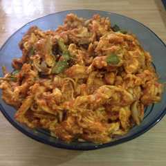 Ayam suwir pedas bumbu bali রেসিপির প্রধান ছবি