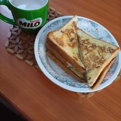 Simple Pan Toast Mayai A picture of Simple Pan Toast Mayai.