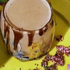 A picture of Chocolate milk shake.