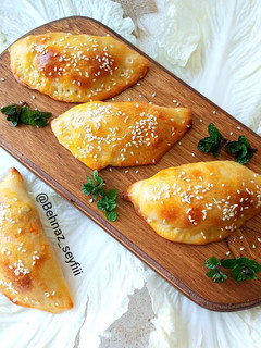 عکسی از دستور پیراشکی مرغ در فر 🥟🍗