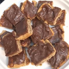 A picture of Sugar free Latte squares 😋😋 Airfryer.