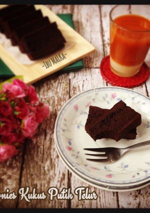 Foto resep Brownies Kukus Putih Telur