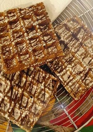 Une photo de Gaufres au chocolat