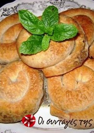 A picture of Traditional bourekia from Samos.