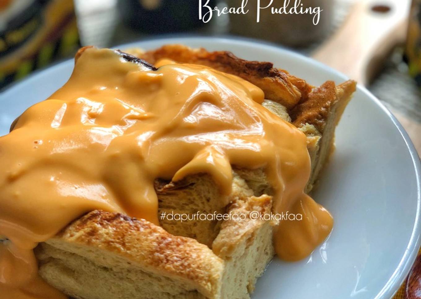 Puding Roti Telur Asin