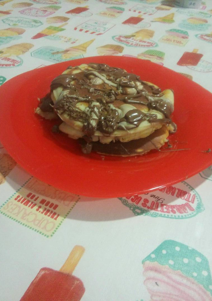 Una foto de Tortitas con Nutella