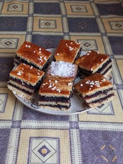 1570. Mákos meggy lekváros zserbó ! recept fotója