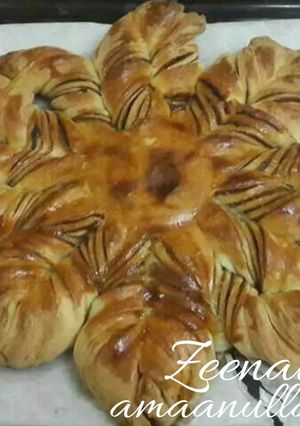 A picture of Nutella Braided Bread.