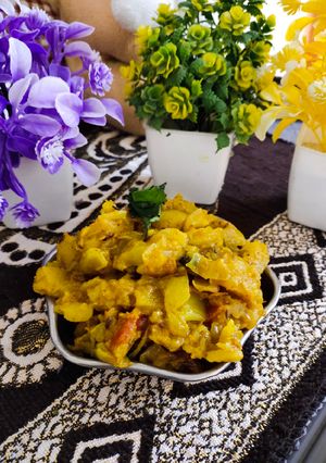 फ्राई पत्ता गोभी मिक्स वेज (Fry patta gobhi mix veg recipe in Hindi) रेसिपी मुख्य फोटो
