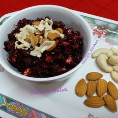 A picture of Beetroot Halwa.