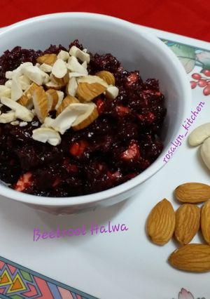 A picture of Beetroot Halwa.