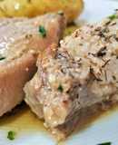 Lomo de cerdo con salsa oriental al papillote en airfryer