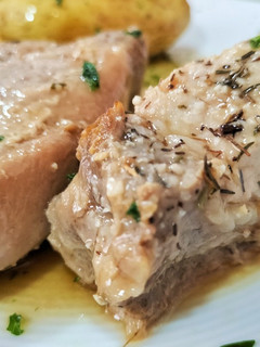 Una foto de Lomo de cerdo con salsa oriental al papillote en airfryer