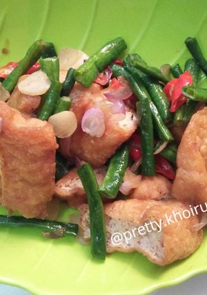 Foto resep 5. Tumis Kacang Panjang dan Tahu