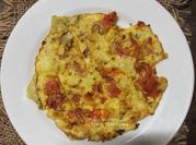 Gambar telur dadar tomato