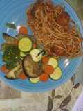 Chicken meatball Spaghetti