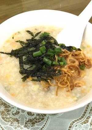 Hình của món Cháo bào ngư.