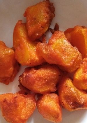 A picture of Viazi karai 😋.