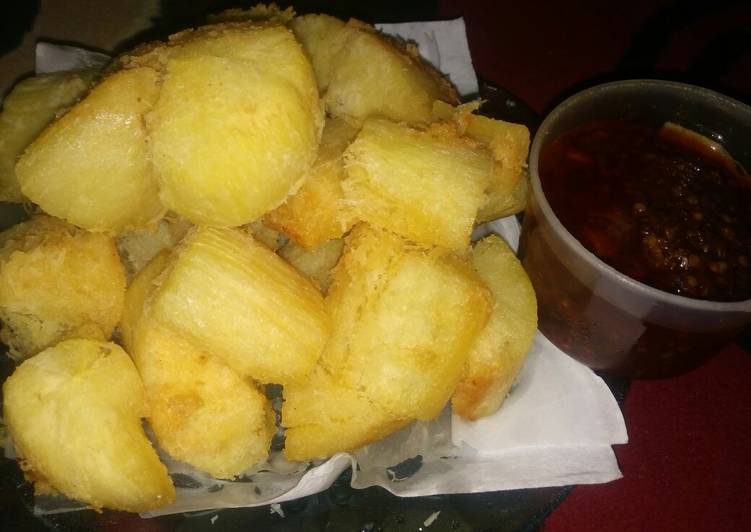 Singkong Crispy Sambal Hati
